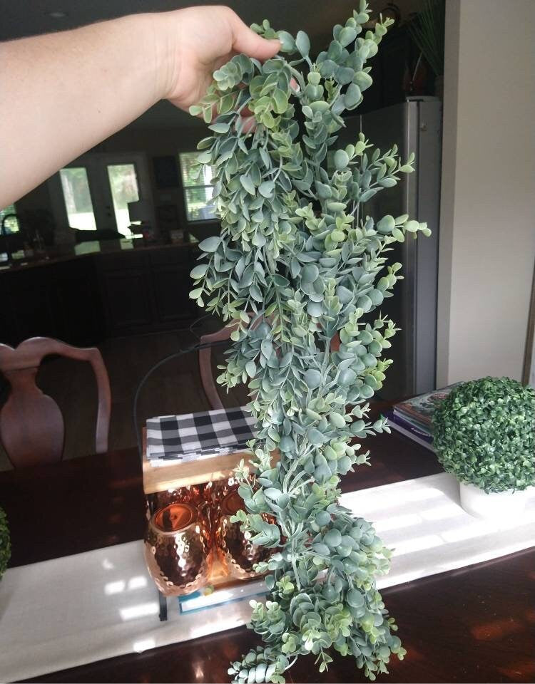 Eucalyptus Garland, Table Runner, Wreath, Wedding, Backdrop, Greenery, Farmhouse, Decor, Garland, Home Decor, Spring Decor, Vines, Green