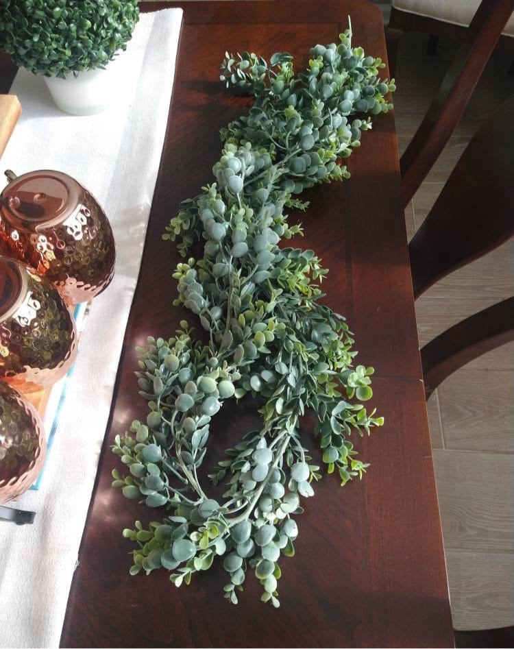 Eucalyptus Garland, Table Runner, Wreath, Wedding, Backdrop, Greenery, Farmhouse, Decor, Garland, Home Decor, Spring Decor, Vines, Green