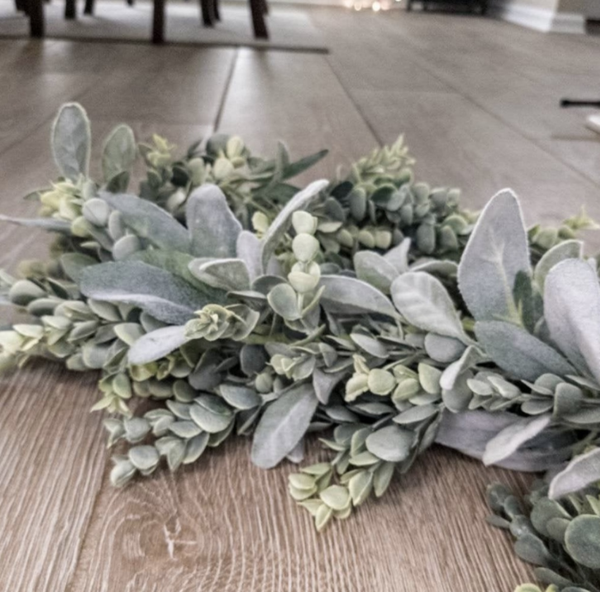 Lambs Ear & Eucalyptus Garland