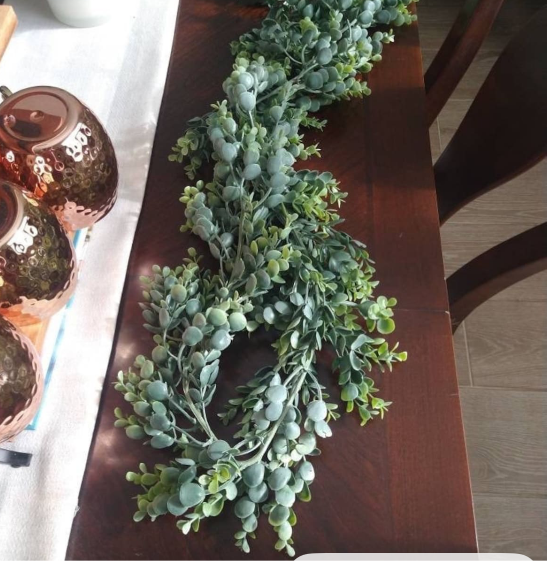 Eucalyptus Garland, Table Runner, Wreath, Wedding, Backdrop, Greenery, Farmhouse, Decor, Garland, Home Decor, Spring Decor, Vines, Green