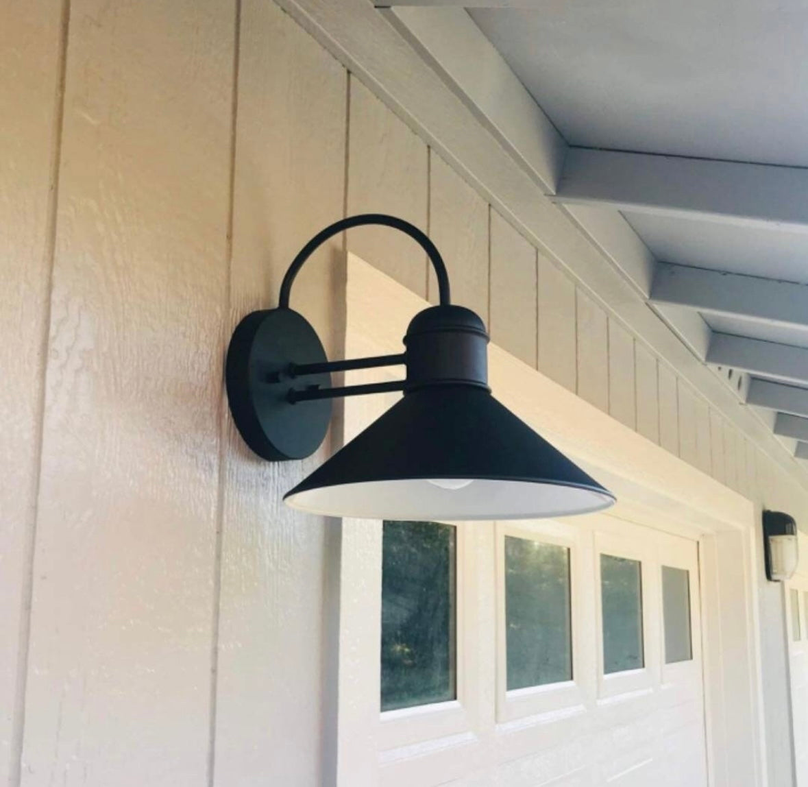 Wall Sconce, Industrial lighting,Farmhouse Decor, Indoor/Outdoor,Light Fixture, Farmhouse,Barn Light,Home Decor, Shed, Porch, Black Light