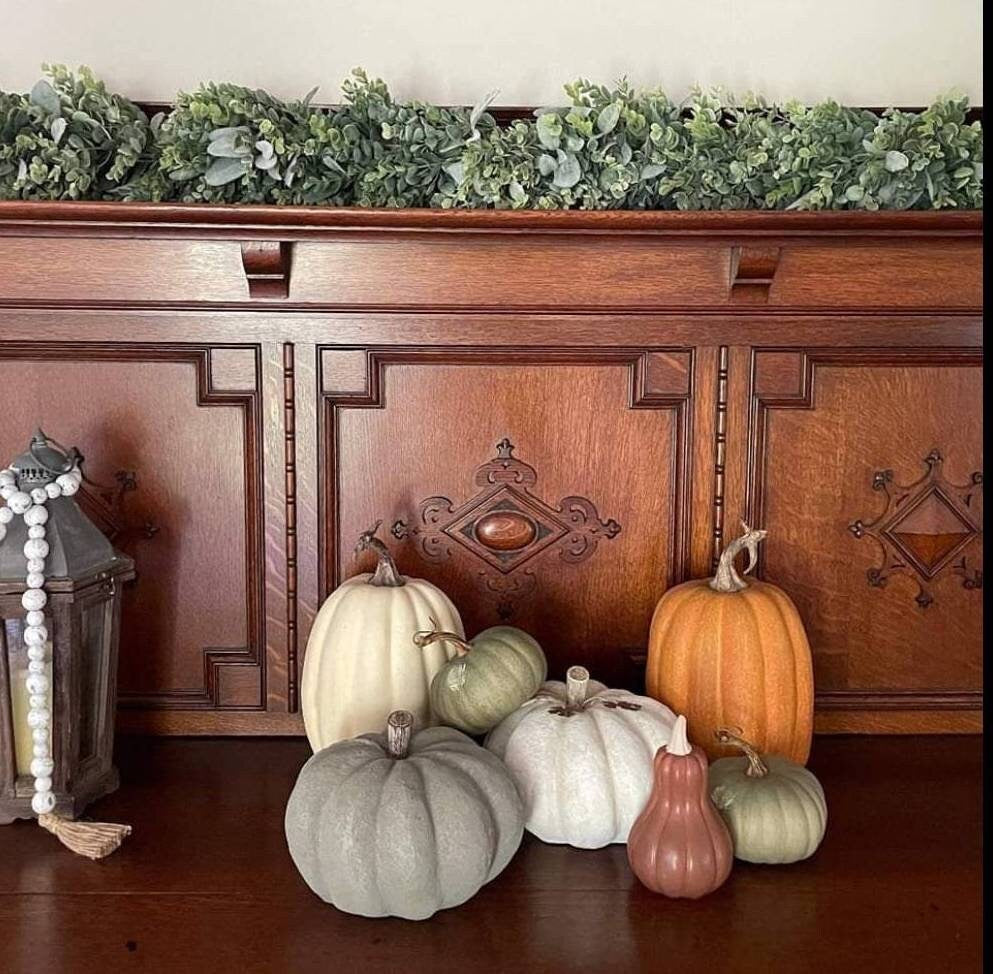 Centerpiece, Table Runner, Faux Eucalyptus & Lambs Ear Garland, Mantle Decor, Wreath, Wedding Greenery, Fall Decor, Greenery, Home Decor, Farmhouse, Coastal, Chic, Staging, Classroom, Salon, Restaurant