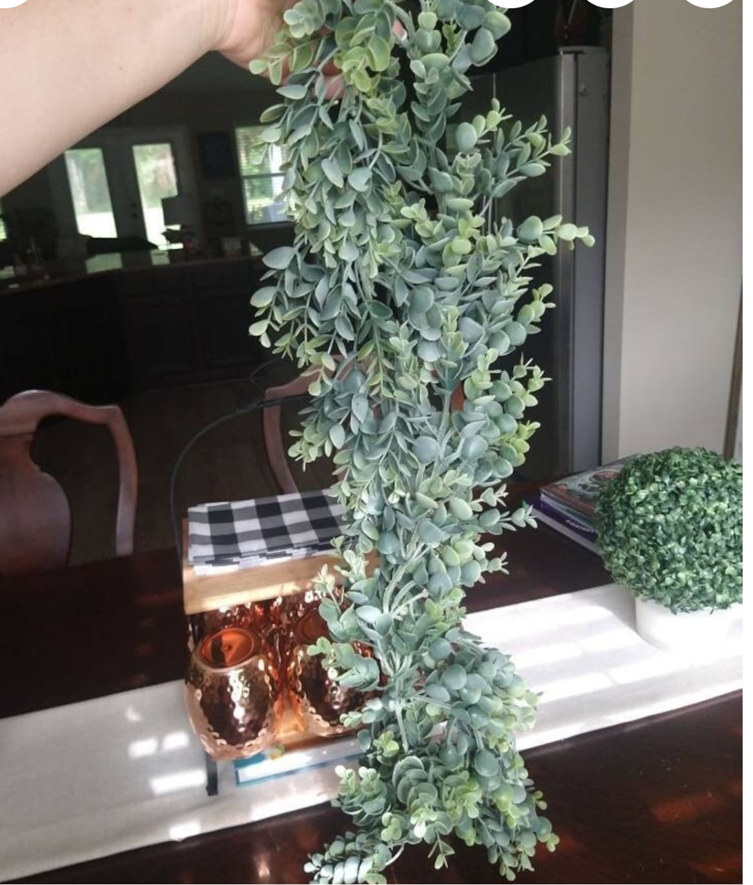 Eucalyptus Garland, Table Runner, Wreath, Wedding, Backdrop, Greenery, Farmhouse, Decor, Garland, Home Decor, Spring Decor, Vines, Green
