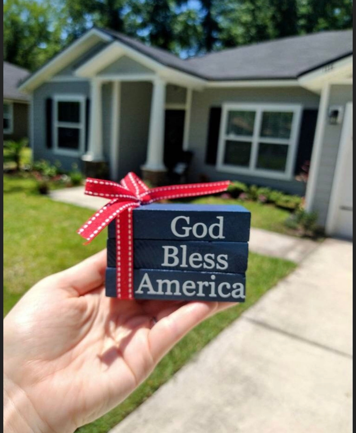 🛑God Bless America, Mini Book Stacks, Tiered Tray, Boho, Books, Mini Decor, Faux Books, Tiered Tray Decor, Summer Decor